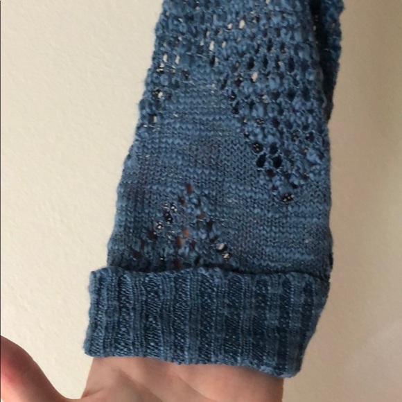 Blue Knitted Sweater - Picture 3 of 5